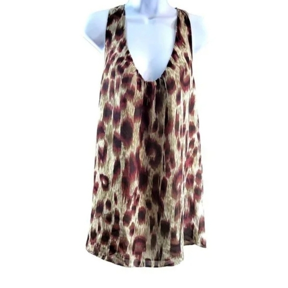 Gap Top L Womens Blouse Sleeveless Halter EUC Cross Back, Lined. - Picture 1 of 4